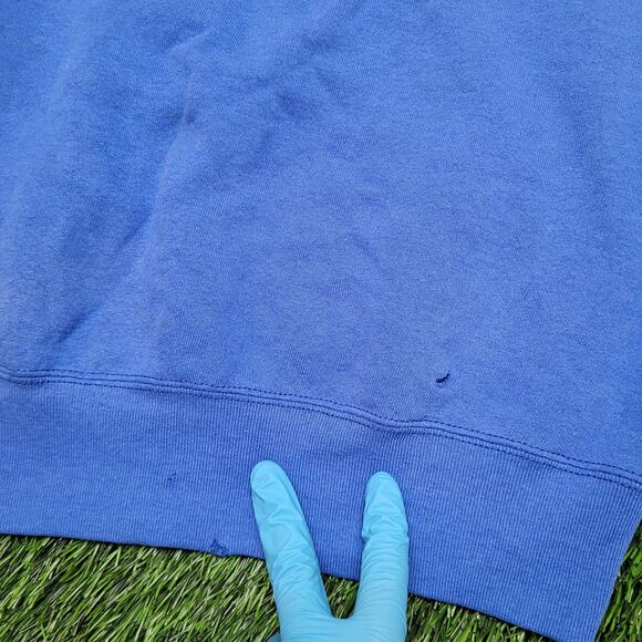 VTG 90s Fruit of the Loom USA Made Boxy Fit College Crewneck Mens Large - Picture 5 of 11